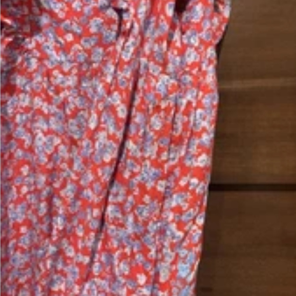 Zara Floral Red Maxi Dress - Picture 6 of 14